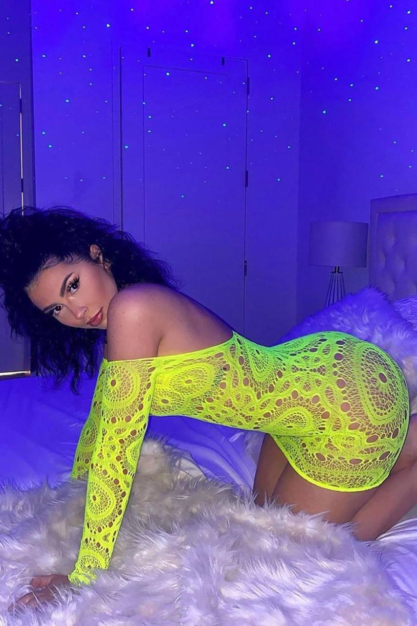 Neon Net Dress