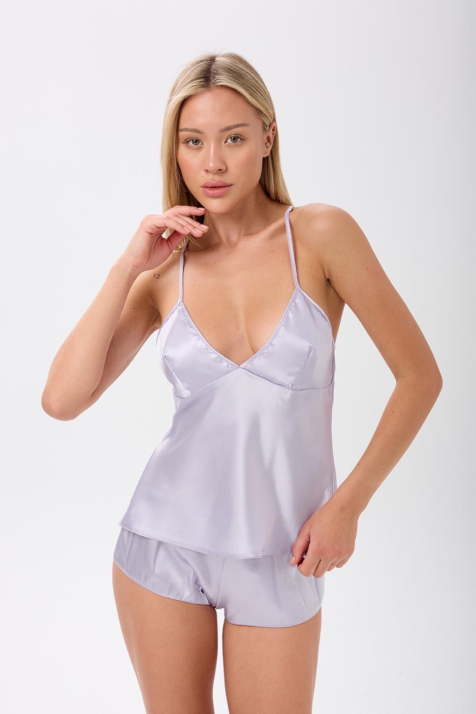 Aura Sırt Detaylı Şortlu Pijama Takımı
