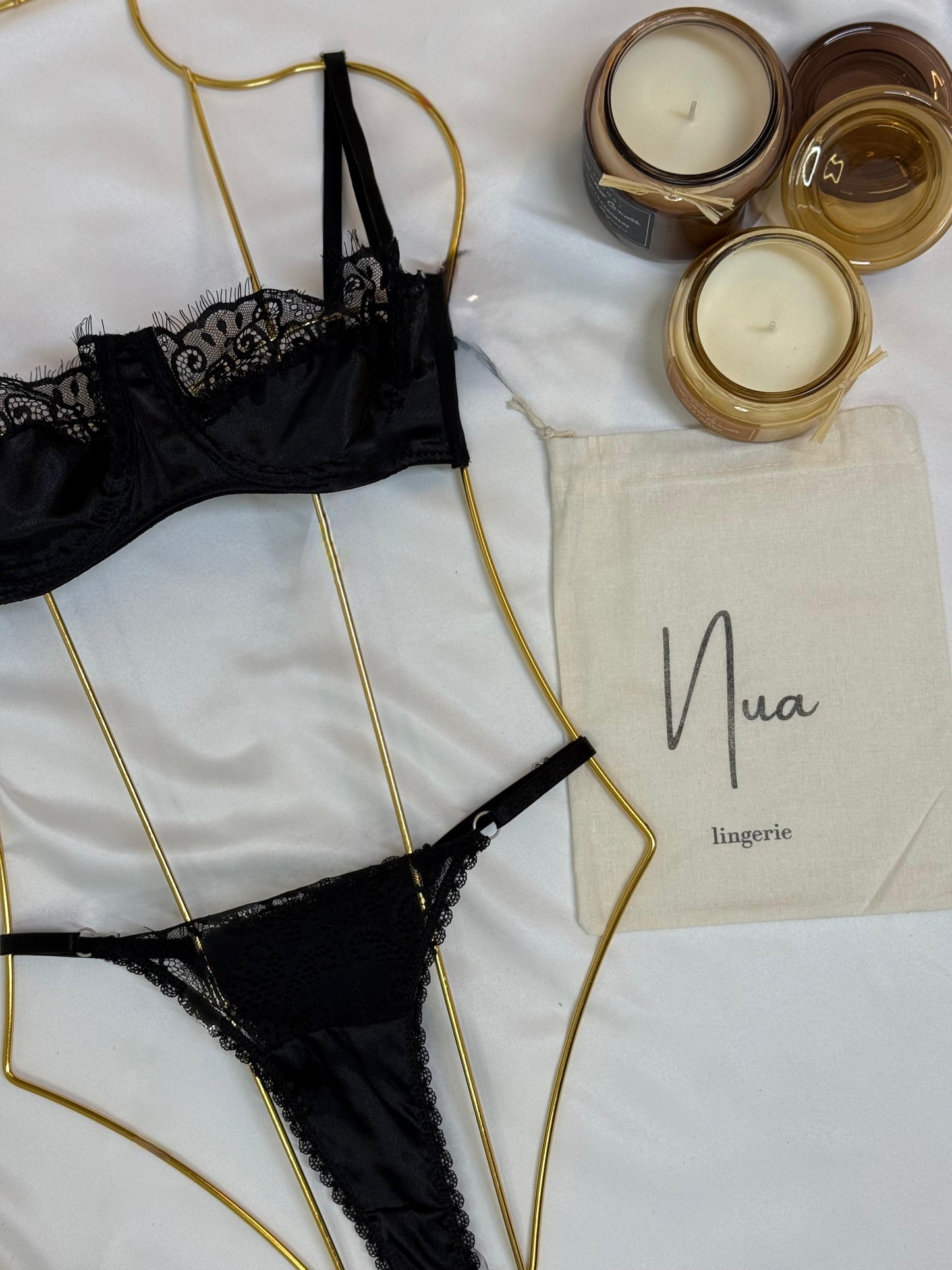 Secret Obsession Siyah Bralet Takım