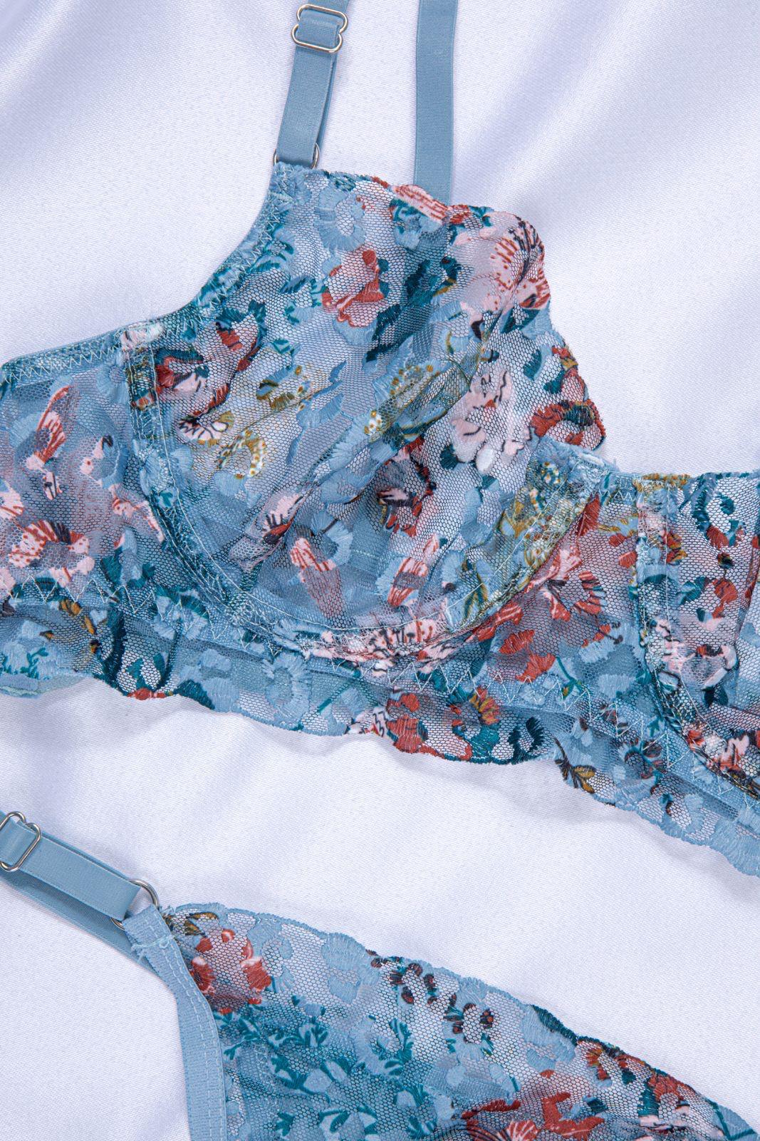 Sky Bloom Bralet Takım