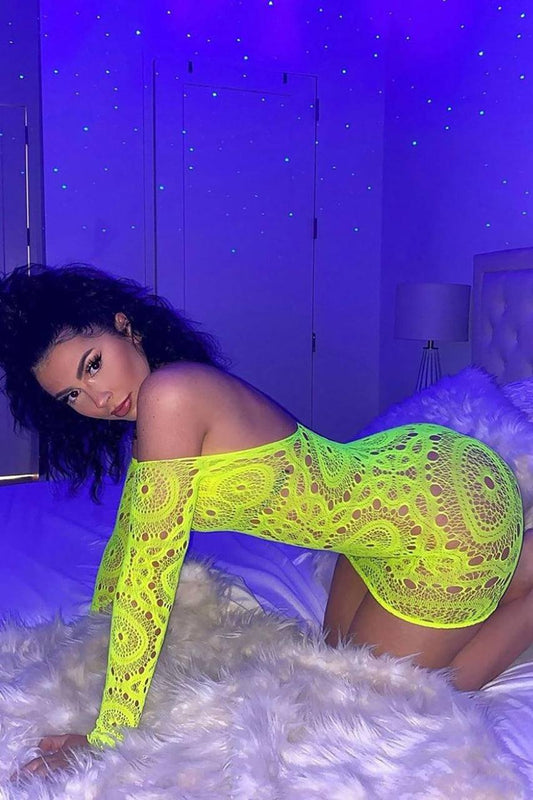 Neon Net Dress