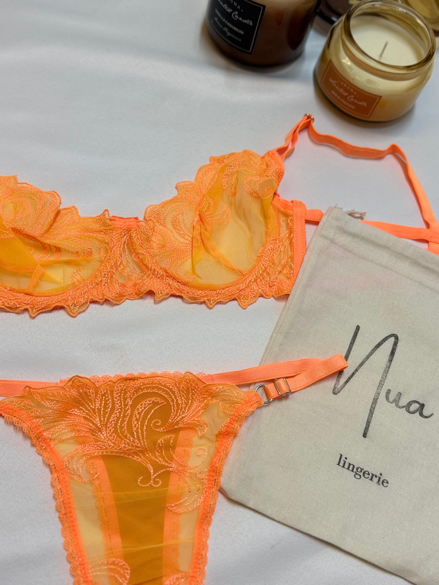 Tropical Heat Neon Bralet Takım