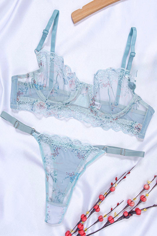 Pastel Garden Bralet Takım